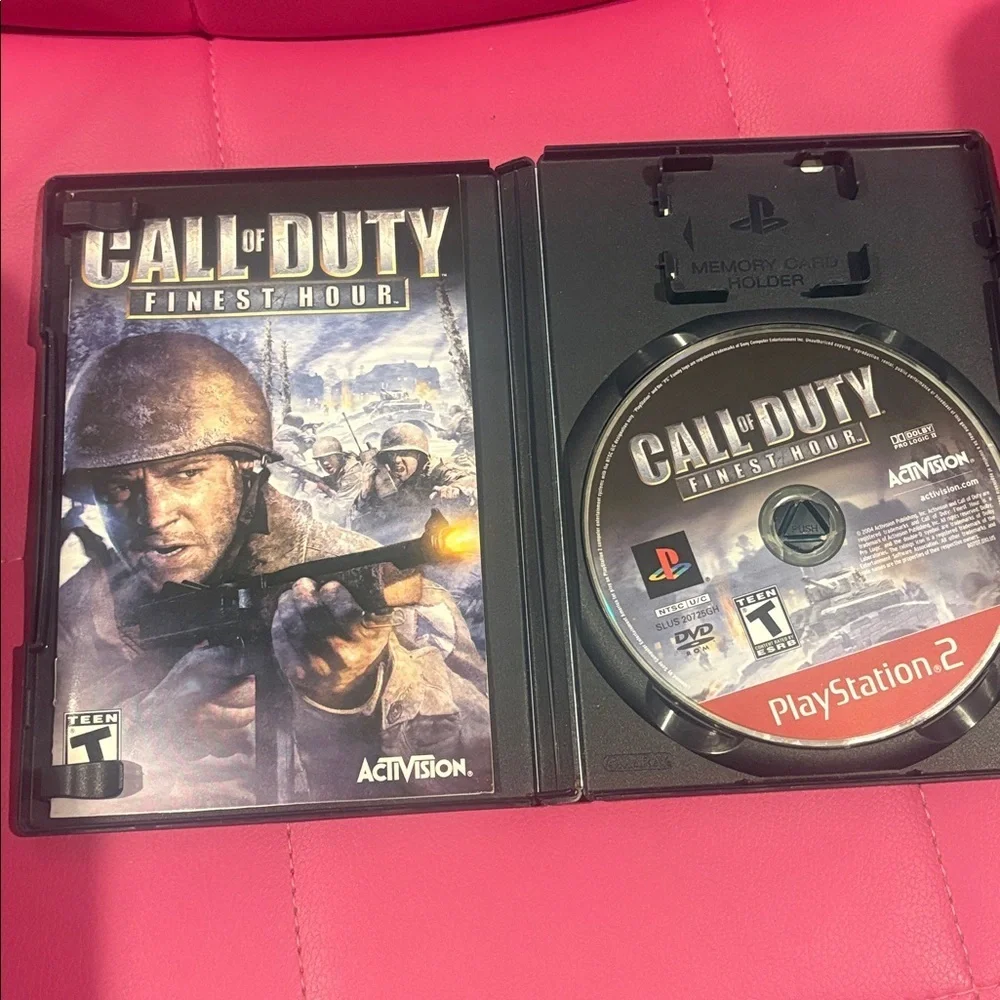 Call of Duty Finest Hour Sony PlayStation 2 Complete CIB Tested